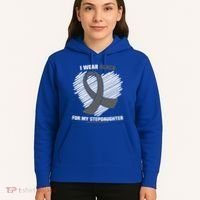 Wear Black Stepdaughter Sleep Disorder Narcolepsy Awareness Gift Hoodie thumb 5