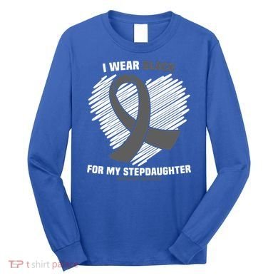 Wear Black Stepdaughter Sleep Disorder Narcolepsy Awareness Gift Long Sleeve Shirt