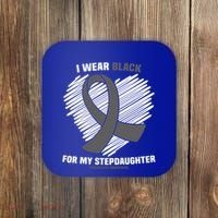 Wear Black Stepdaughter Sleep Disorder Narcolepsy Awareness Gift Coaster thumb 0