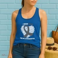 Wear Black Stepdaughter Sleep Disorder Narcolepsy Awareness Gift Women's Tank Top thumb 2