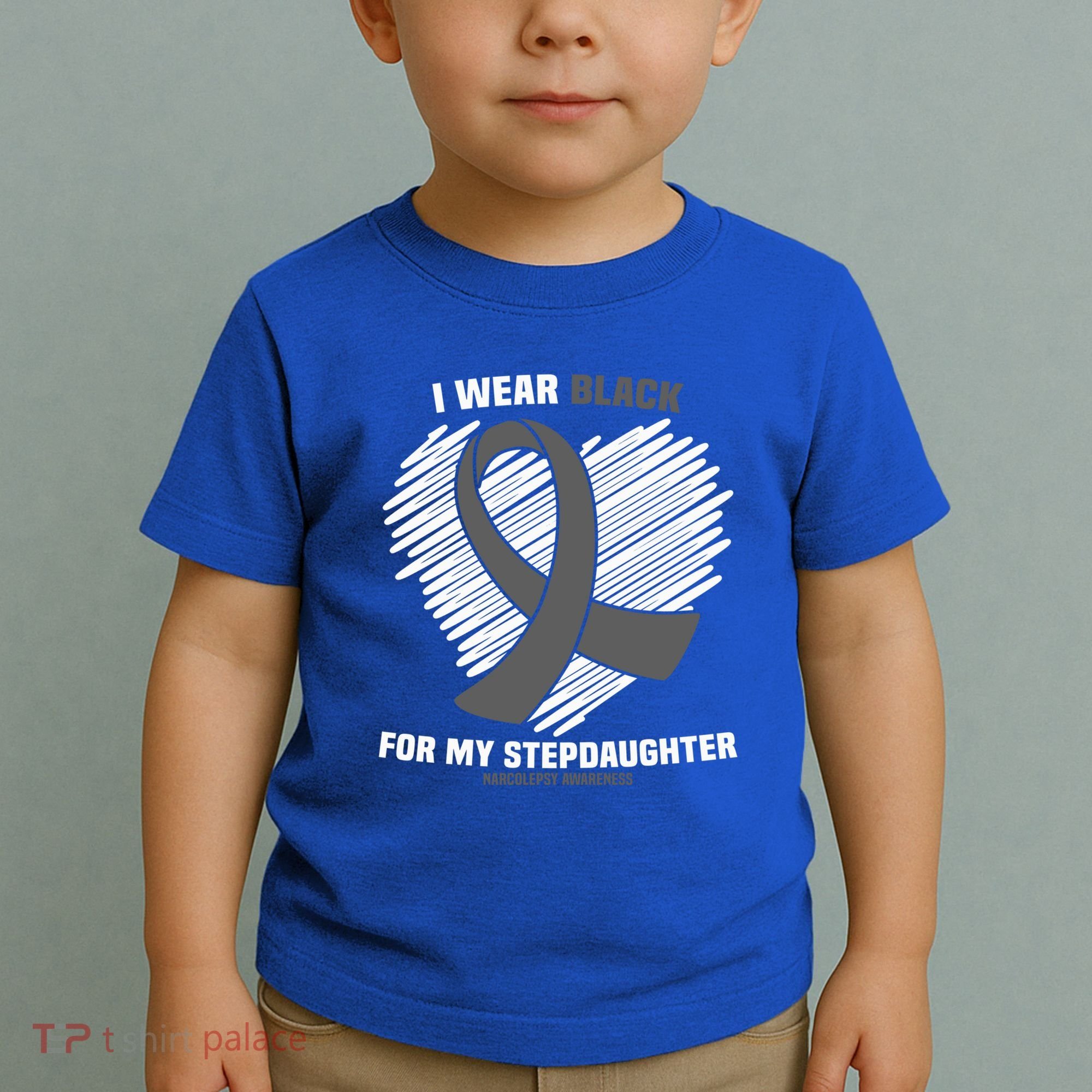 Wear Black Stepdaughter Sleep Disorder Narcolepsy Awareness Gift Toddler T-Shirt