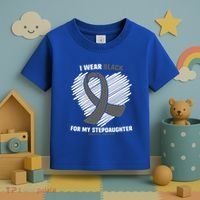 Wear Black Stepdaughter Sleep Disorder Narcolepsy Awareness Gift Toddler T-Shirt thumb 3