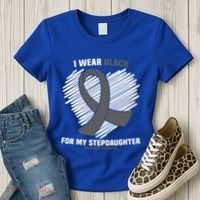 Wear Black Stepdaughter Sleep Disorder Narcolepsy Awareness Gift Women's T-Shirt thumb 3