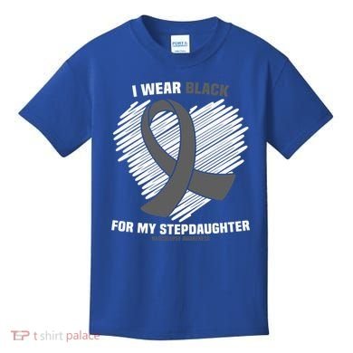 Wear Black Stepdaughter Sleep Disorder Narcolepsy Awareness Gift Kids T-Shirt
