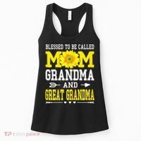 Womens Blessed To Be Called Mom Grandma Great Grandma Mother's Day Women's Tank Top thumb 0