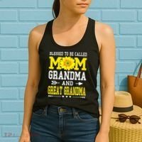 Womens Blessed To Be Called Mom Grandma Great Grandma Mother's Day Women's Tank Top thumb 2
