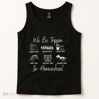 We Be Trippin In Homeschool Tank Top thumb 2