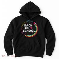 Welcome Back To School First Day Of School Cute Teachers Hoodie thumb 0