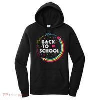 Welcome Back To School First Day Of School Cute Teachers Women's Hoodie thumb 0