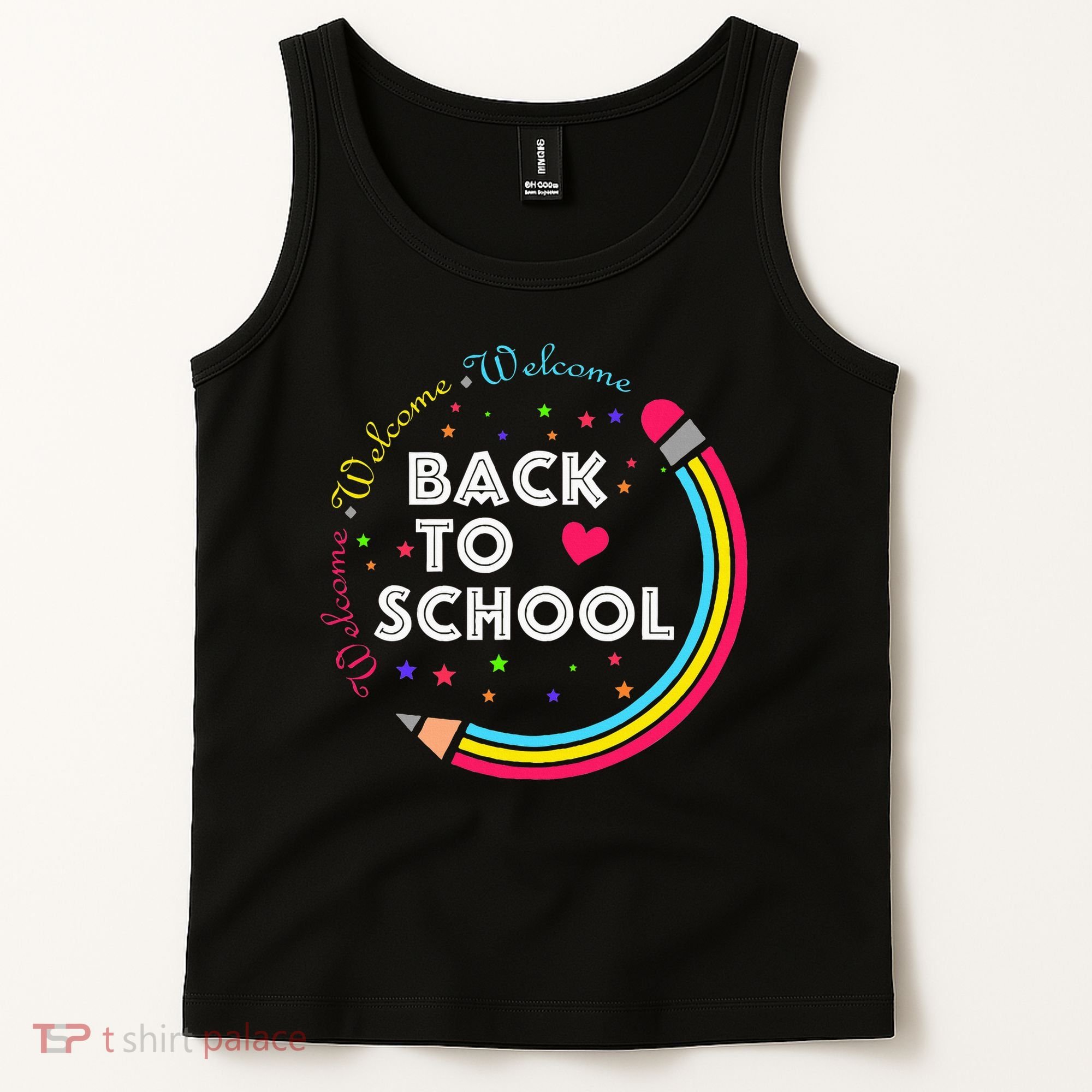 Welcome Back To School First Day Of School Cute Teachers Tank Top