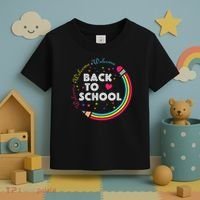 Welcome Back To School First Day Of School Cute Teachers Toddler T-Shirt thumb 3