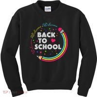 Welcome Back To School First Day Of School Cute Teachers Kids Sweatshirt thumb 0