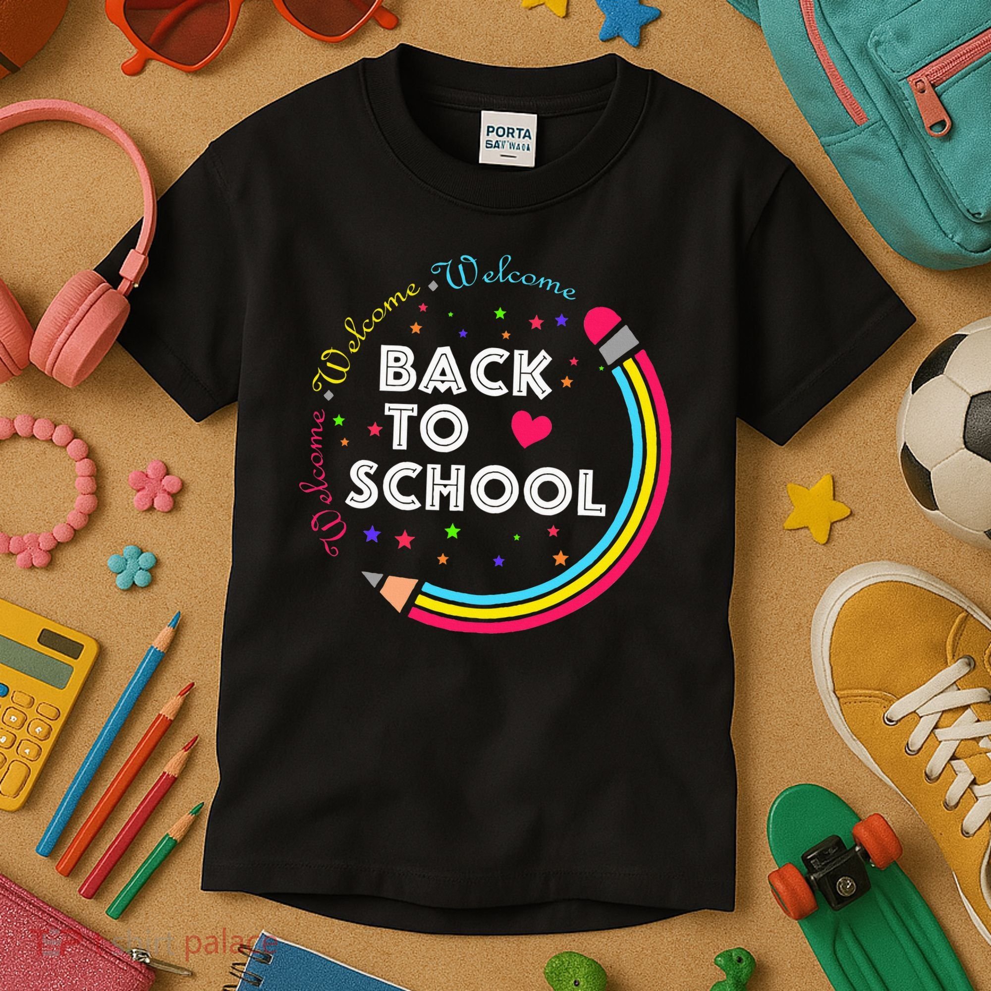 Welcome Back To School First Day Of School Cute Teachers Kids T-Shirt