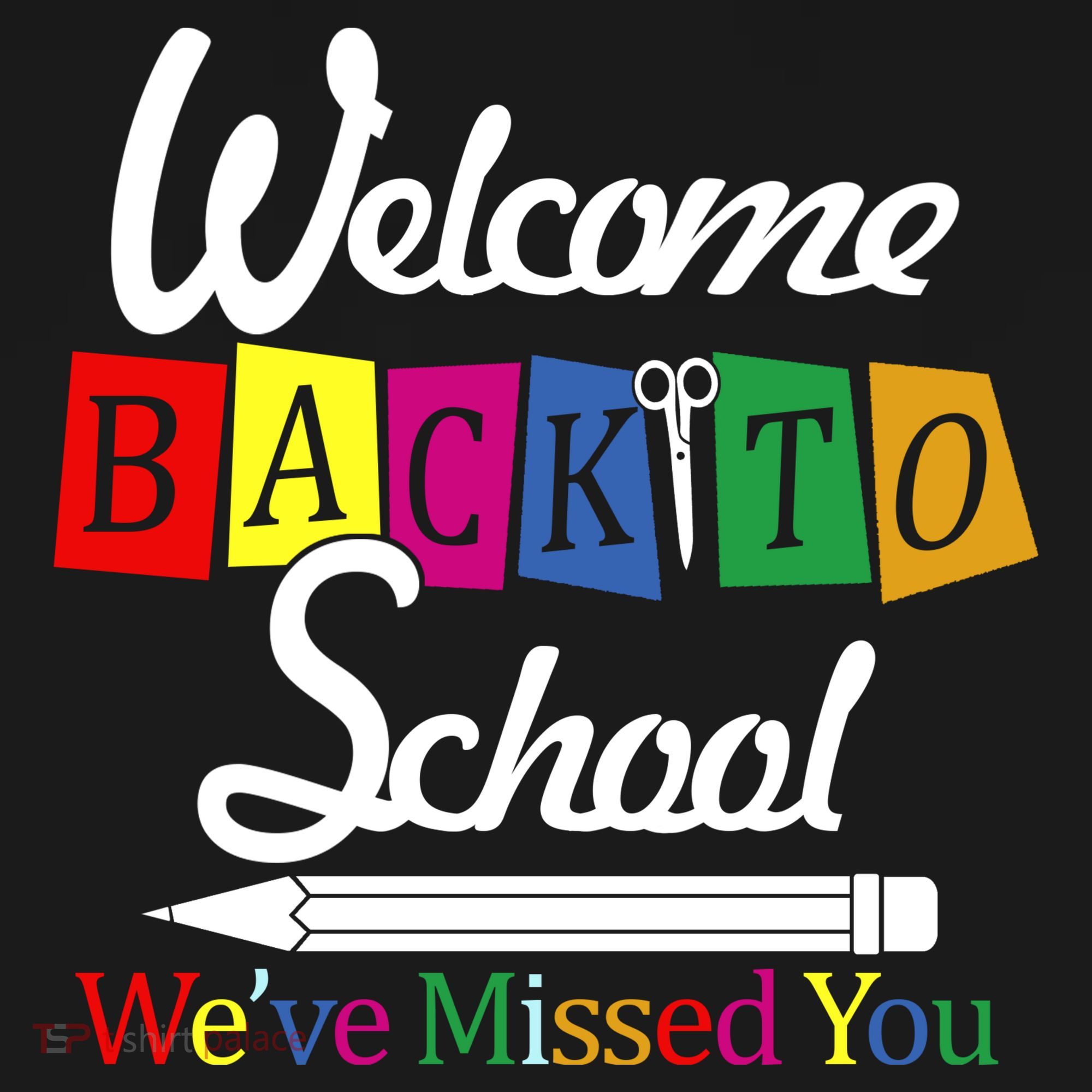 Welcome Back To School We've Missed You Coaster