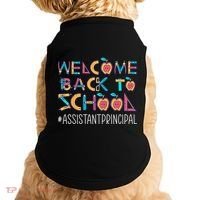 Welcome Back To School Assistant Principal Cute Gift Doggie Tank thumb 0