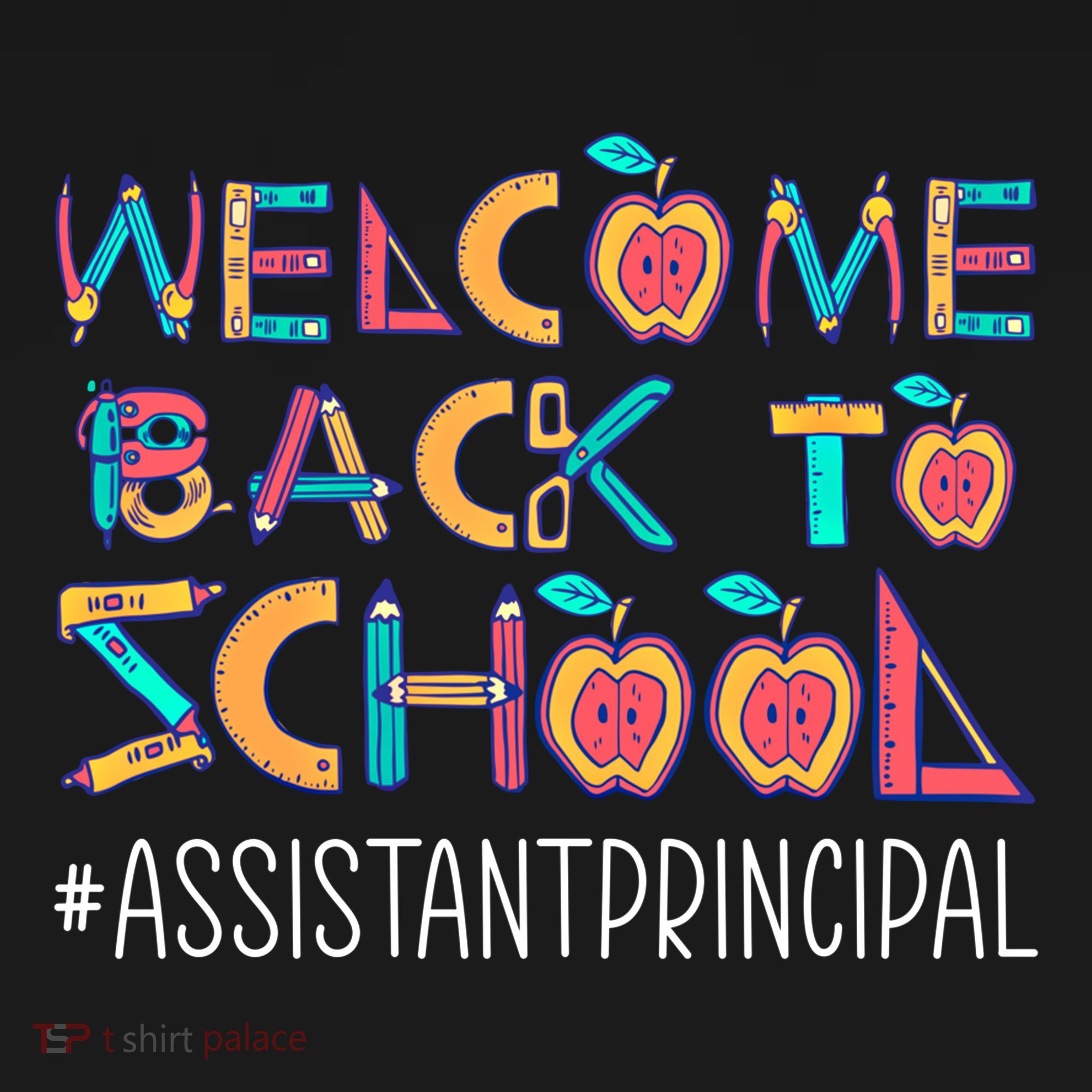 Welcome Back To School Assistant Principal Cute Gift Doggie Tank