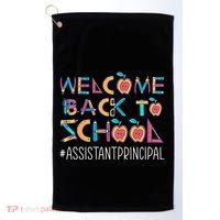 Welcome Back To School Assistant Principal Cute Gift Golf Towel thumb 0