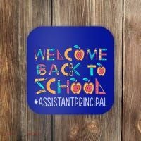Welcome Back To School Assistant Principal Cute Gift Coaster thumb 0