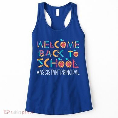 Welcome Back To School Assistant Principal Cute Gift Women's Tank Top