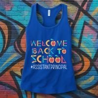 Welcome Back To School Assistant Principal Cute Gift Women's Tank Top thumb 3