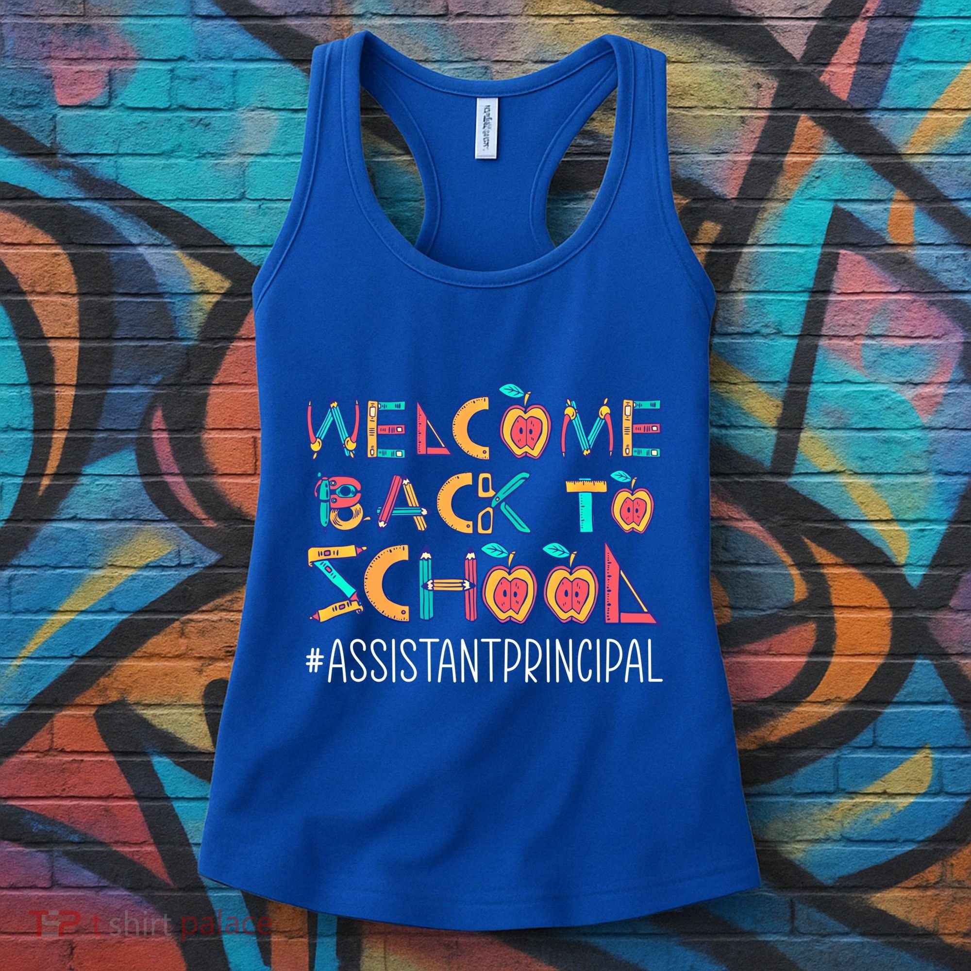 Welcome Back To School Assistant Principal Cute Gift Women's Tank Top