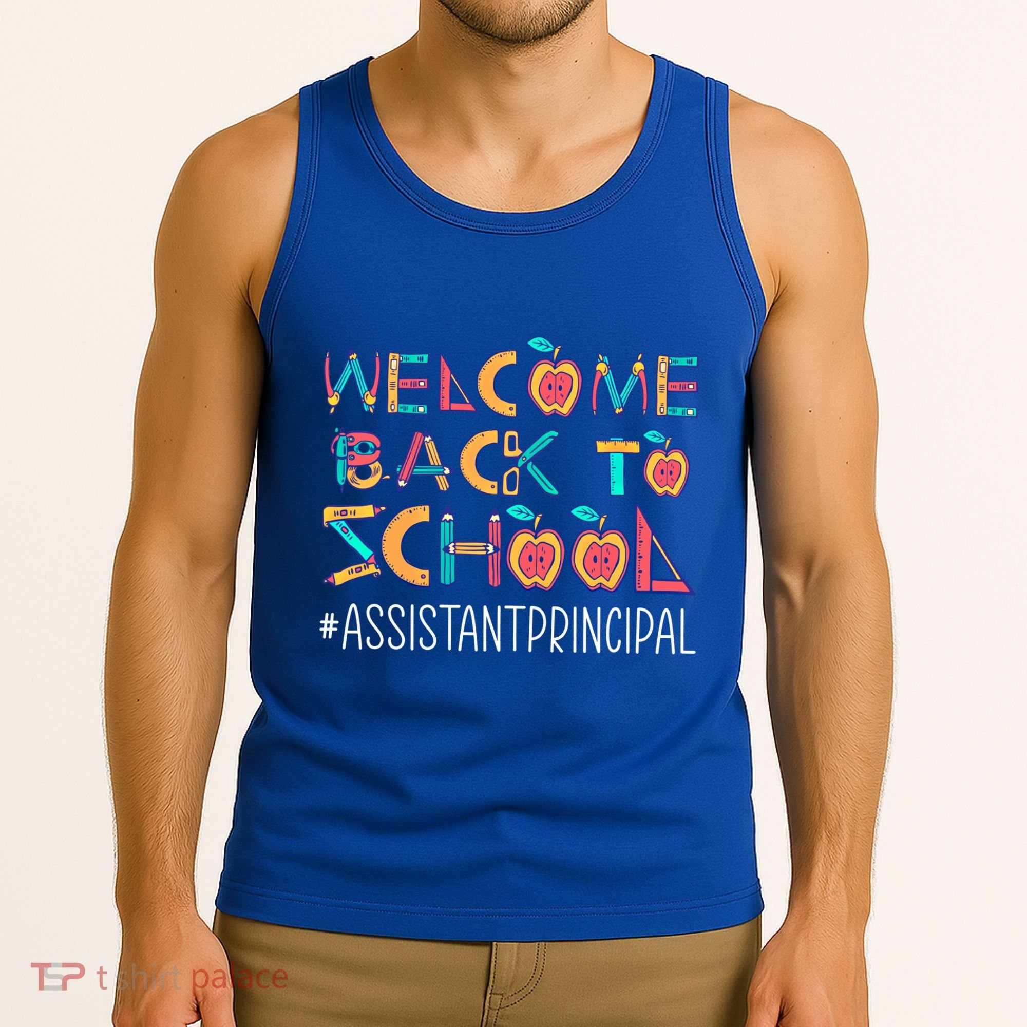Welcome Back To School Assistant Principal Cute Gift Tank Top