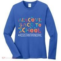 Welcome Back To School Assistant Principal Cute Gift Women's Long Sleeve Shirt thumb 0