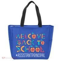 Welcome Back To School Assistant Principal Cute Gift Tote Bag thumb 0