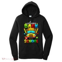 Welcome Back To School Bus Happy First Day Of School Student Women's Hoodie thumb 0