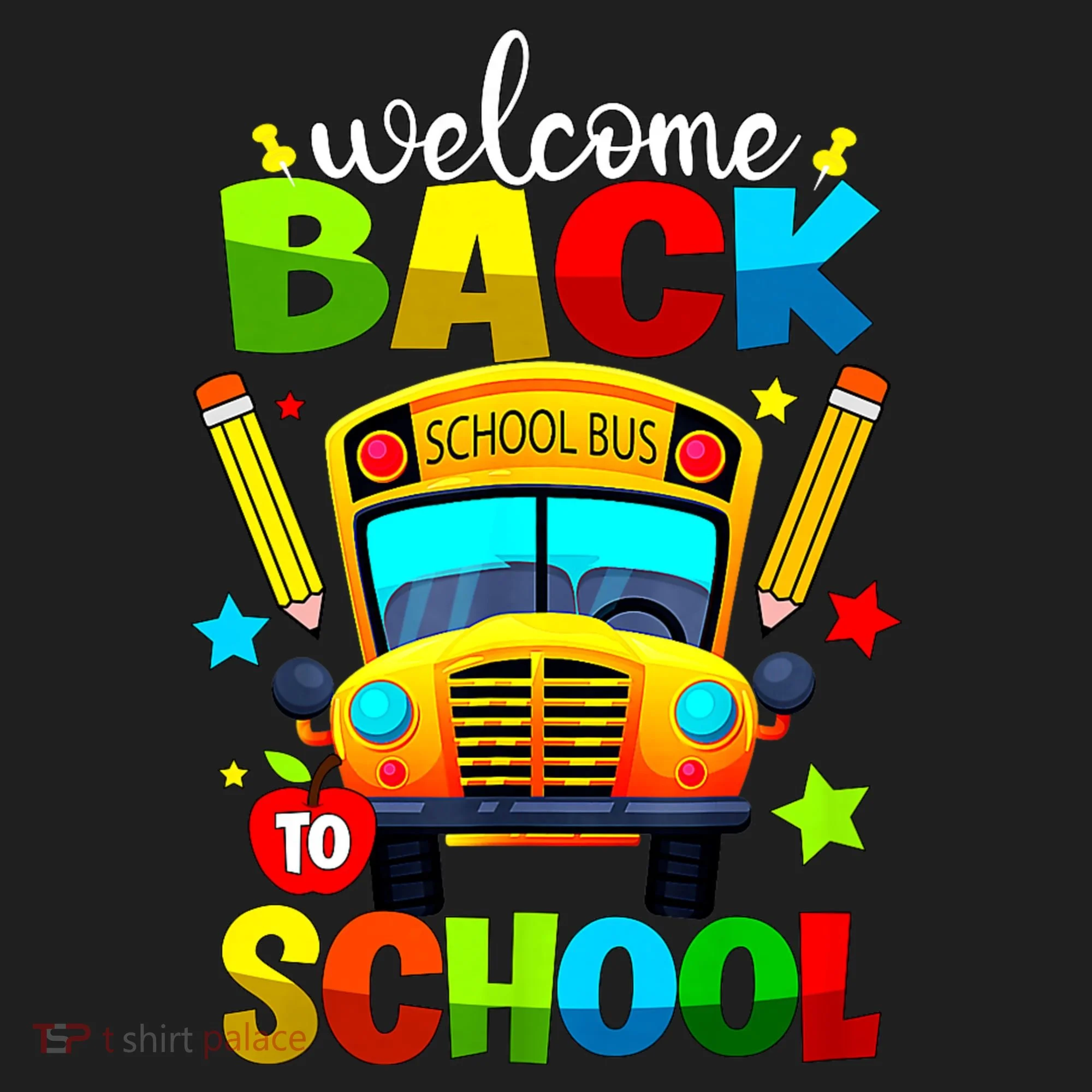 Welcome Back To School Bus Happy First Day Of School Student Hat