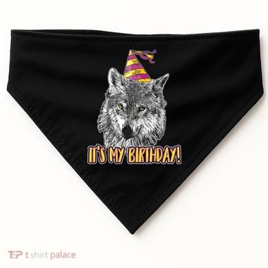 Wolf Birthday Themed Party Wolves Theme Wolf Lover USA-Made Doggie Bandana