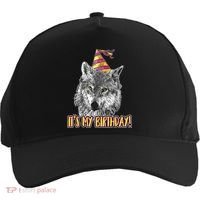 Wolf Birthday Themed Party Wolves Theme Wolf Lover Five-Panel Snapback Cap thumb 0