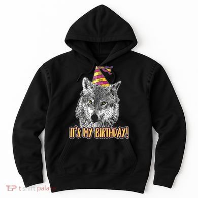 Wolf Birthday Themed Party Wolves Theme Wolf Lover Hoodie