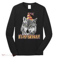 Wolf Birthday Themed Party Wolves Theme Wolf Lover Long Sleeve Shirt thumb 0