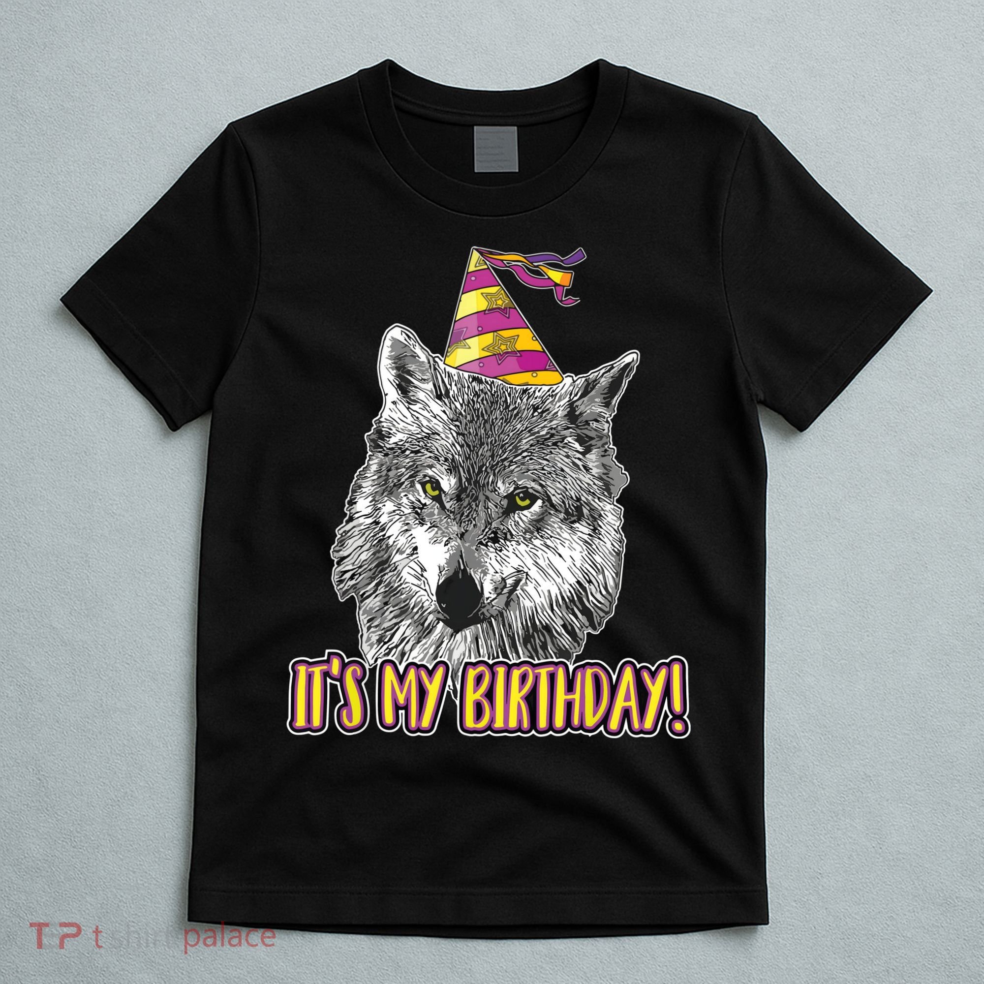 Wolf Birthday Themed Party Wolves Theme Wolf Lover T-Shirt