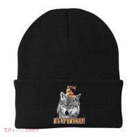 Wolf Birthday Themed Party Wolves Theme Wolf Lover Beanie thumb 0