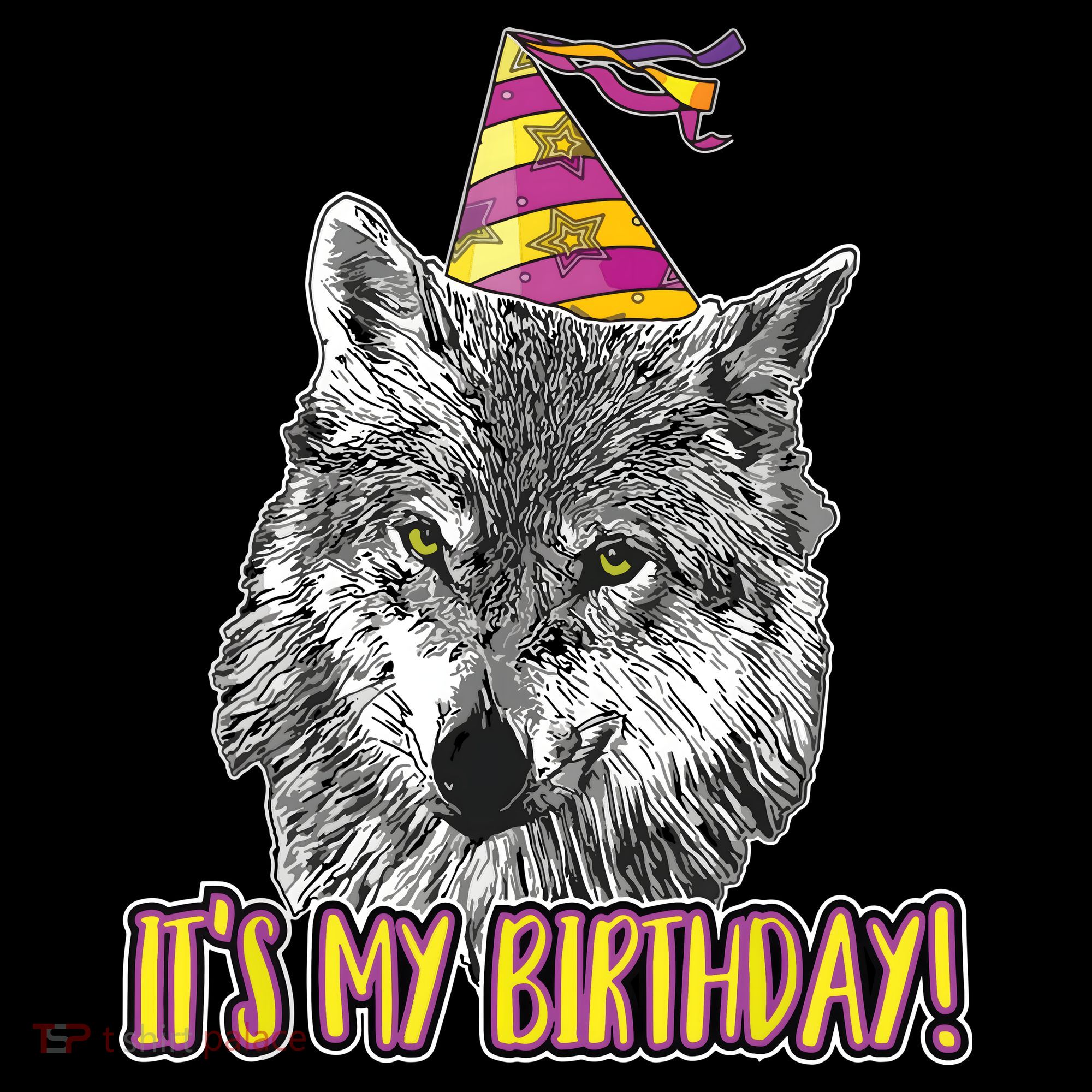 Wolf Birthday Themed Party Wolves Theme Wolf Lover Women's Hoodie