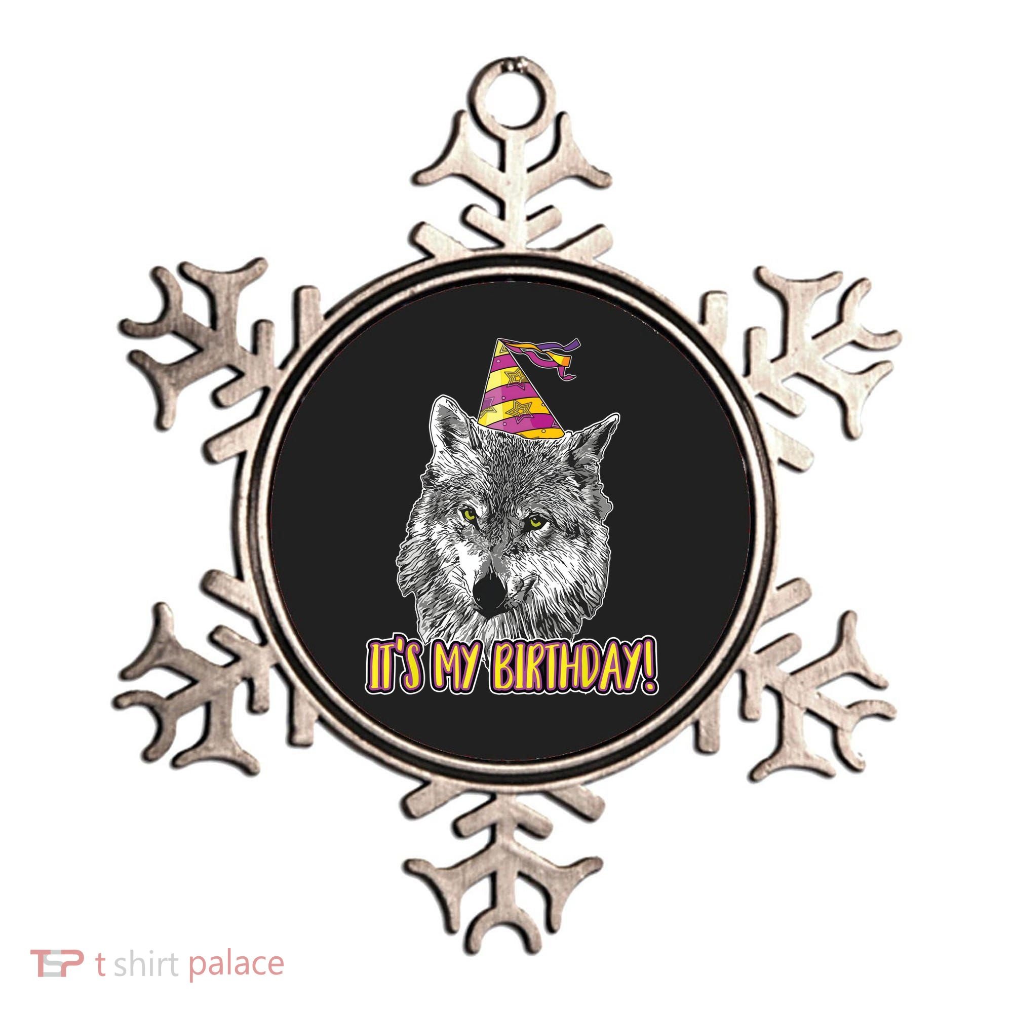 Wolf Birthday Themed Party Wolves Theme Wolf Lover Ornament