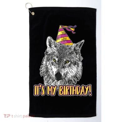 Wolf Birthday Themed Party Wolves Theme Wolf Lover Golf Towel