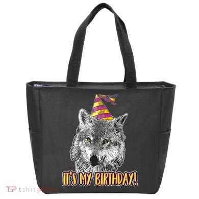 Wolf Birthday Themed Party Wolves Theme Wolf Lover Tote Bag