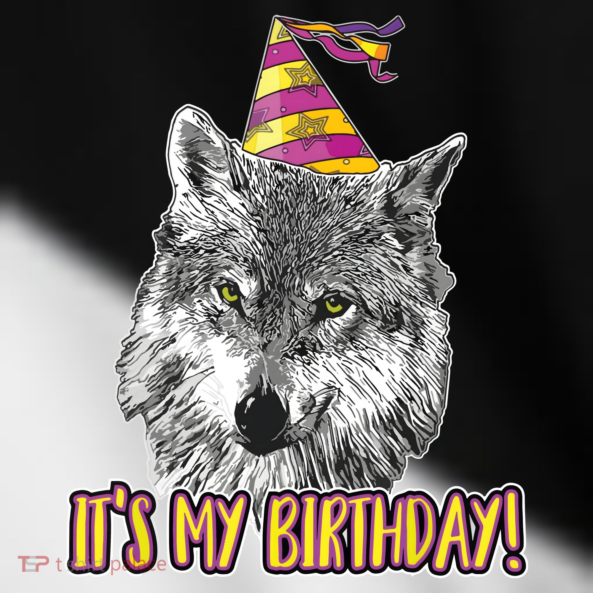 Wolf Birthday Themed Party Wolves Theme Wolf Lover Toddler Fine Jersey T-Shirt