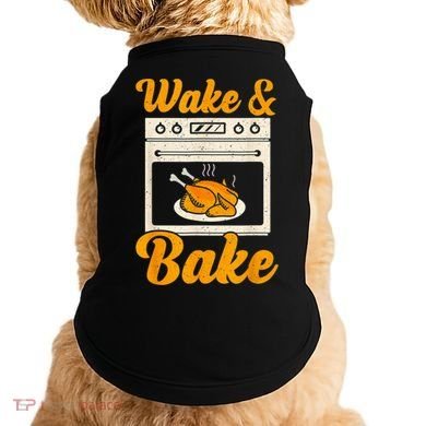 Wake Bake Turkey Feast Meal Dinner Chef Thanksgiving Doggie Tank