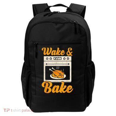 Wake Bake Turkey Feast Meal Dinner Chef Thanksgiving Backpack