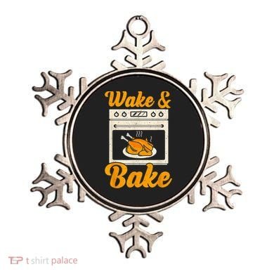 Wake Bake Turkey Feast Meal Dinner Chef Thanksgiving Ornament