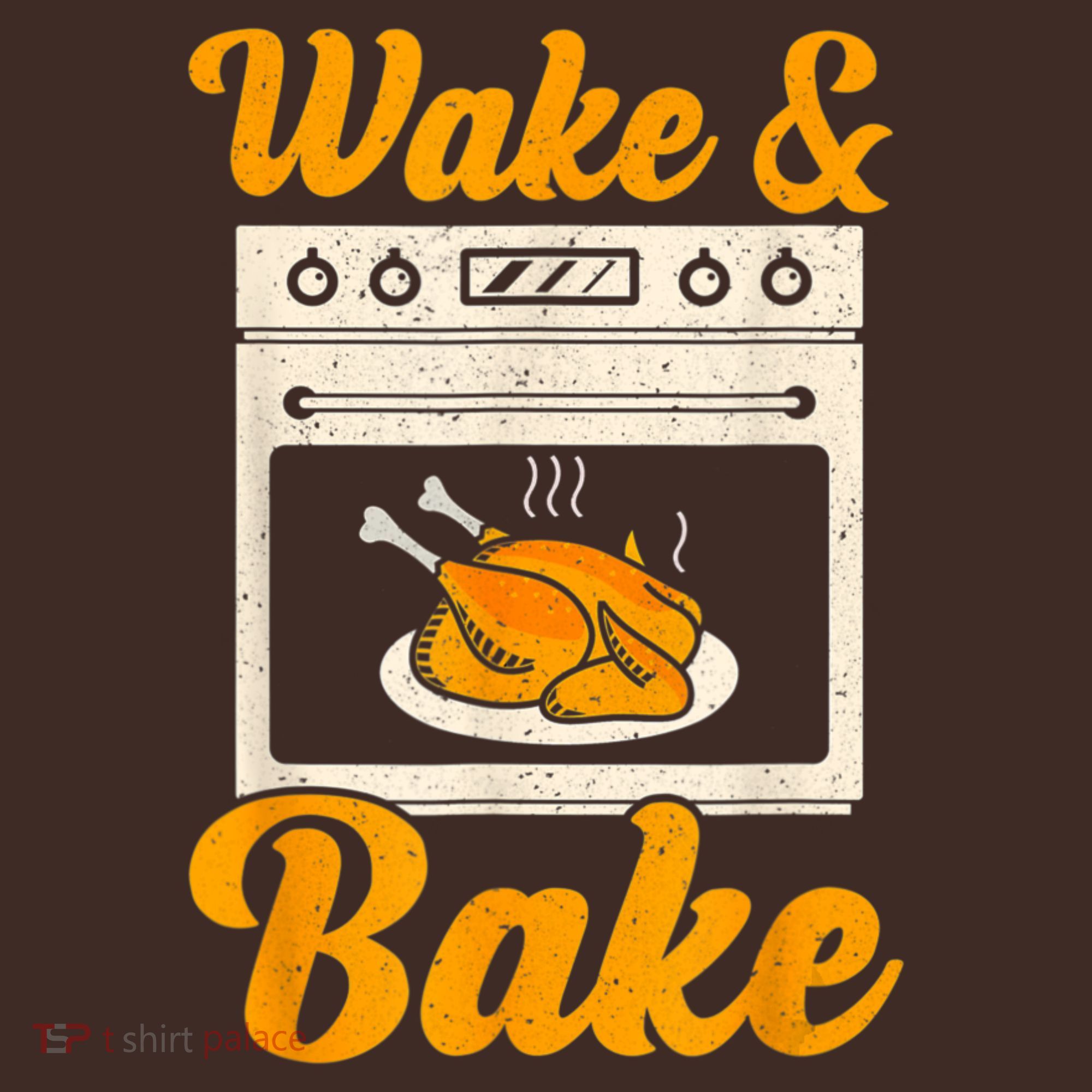Wake Bake Turkey Feast Meal Dinner Chef Thanksgiving Baby Bodysuit