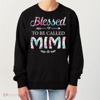 Wo Blessed To Be Called Mimi Gift For Mimi Meaningful Gift Women's Sweatshirt thumb 0