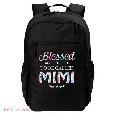 Wo Blessed To Be Called Mimi Gift For Mimi Meaningful Gift Backpack
