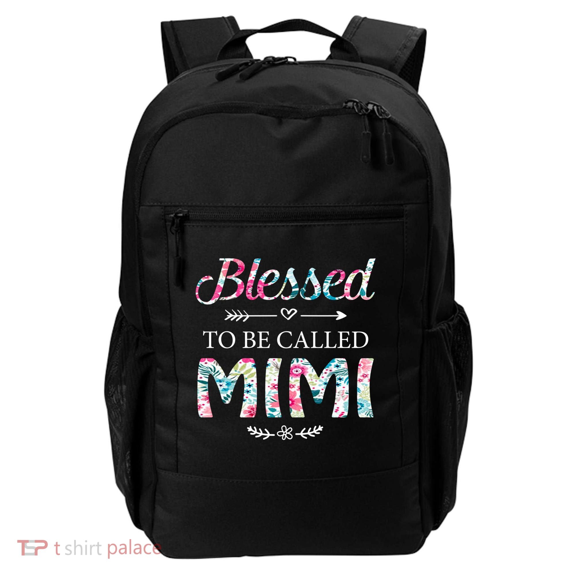 Wo Blessed To Be Called Mimi Gift For Mimi Meaningful Gift Backpack