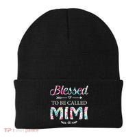 Wo Blessed To Be Called Mimi Gift For Mimi Meaningful Gift Beanie thumb 0