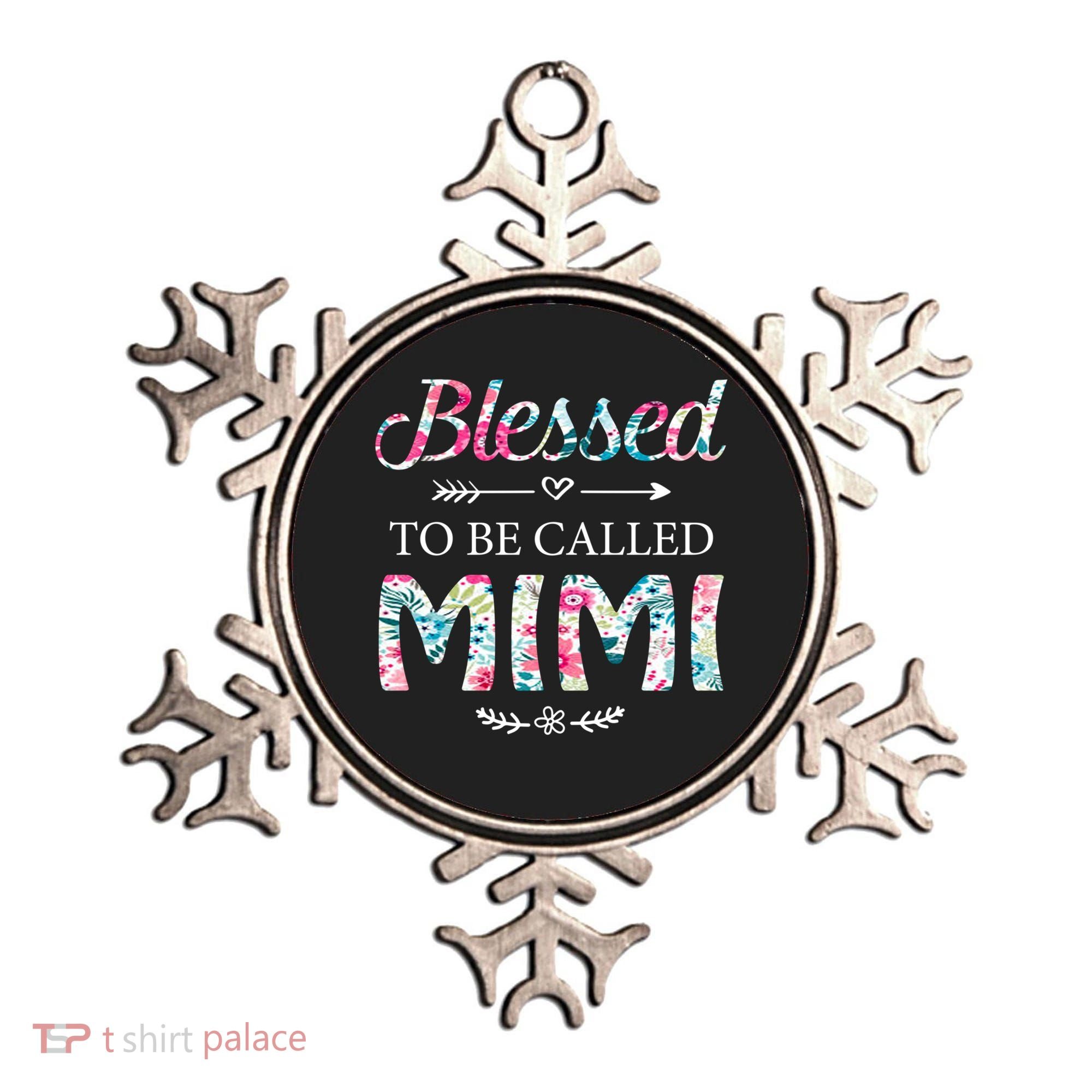 Wo Blessed To Be Called Mimi Gift For Mimi Meaningful Gift Ornament